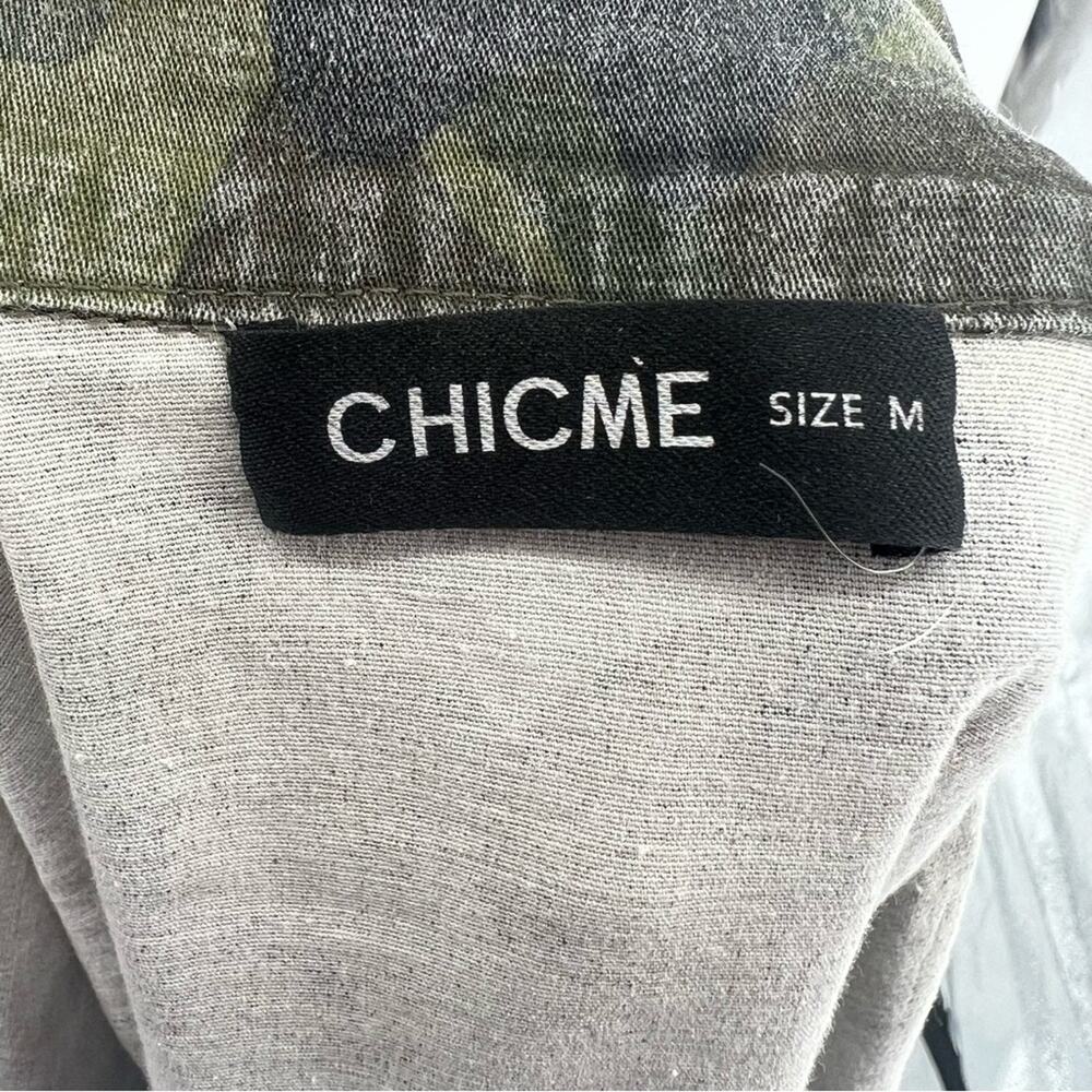 Distressed Camouflage Button-Up Jacket Size Medium - image 7